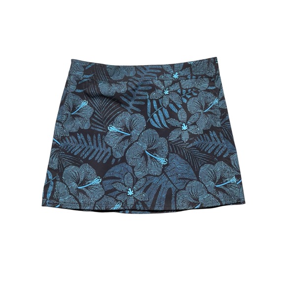 Ripskirt Hawaii Dresses & Skirts - RipSkirt Hawaii Wrap Skirt Sz M Blue Floral Adjustable Quick-Dry Beach‎ Travel